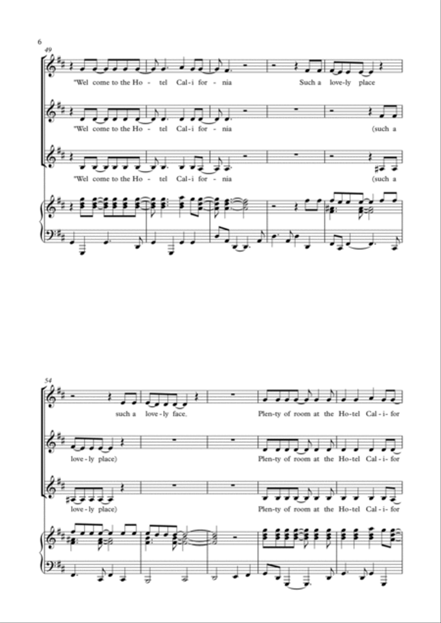 Hotel California SSA scores gallery preview page 6