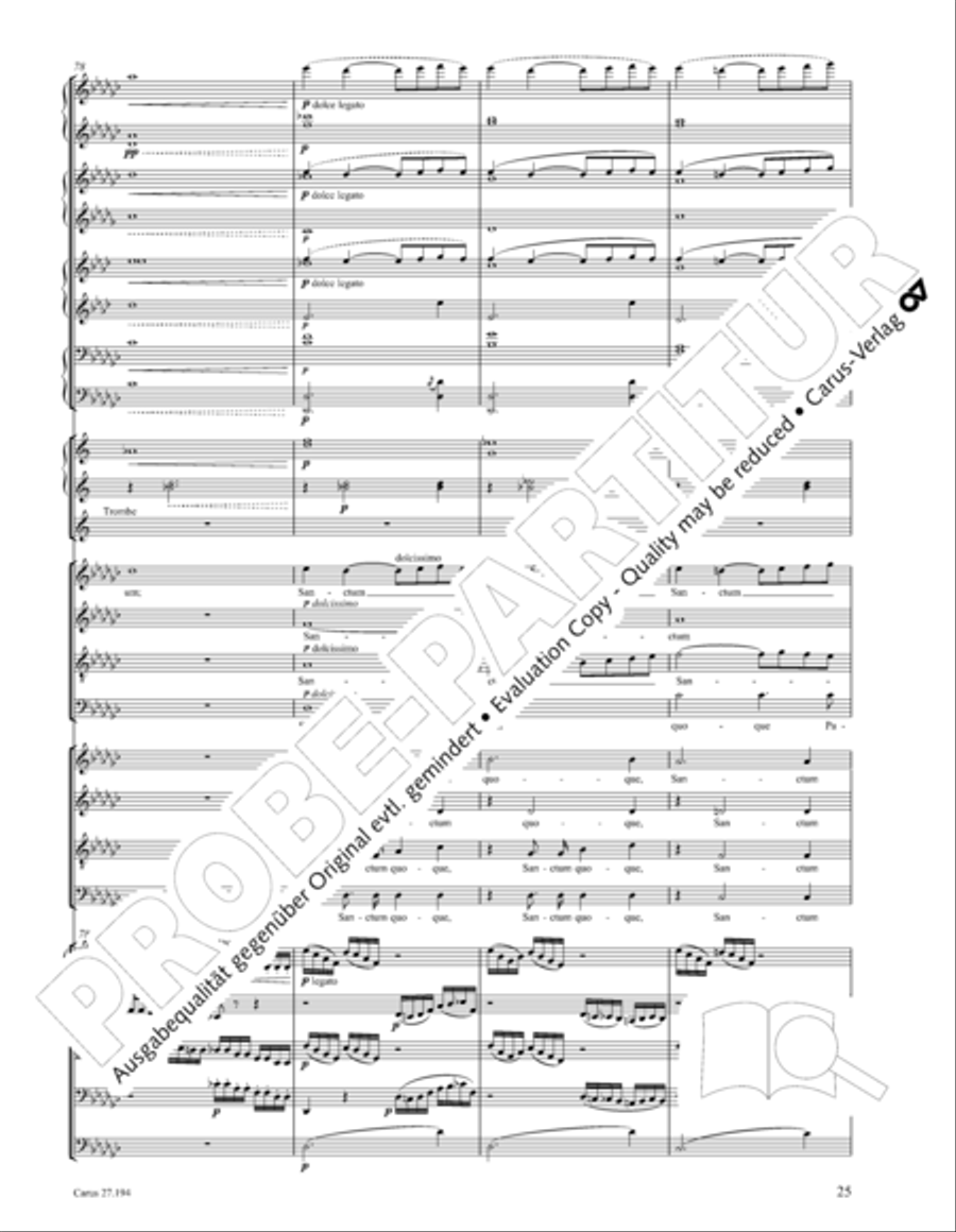 Te Deum Te Deum 4-Part scores gallery preview page 26