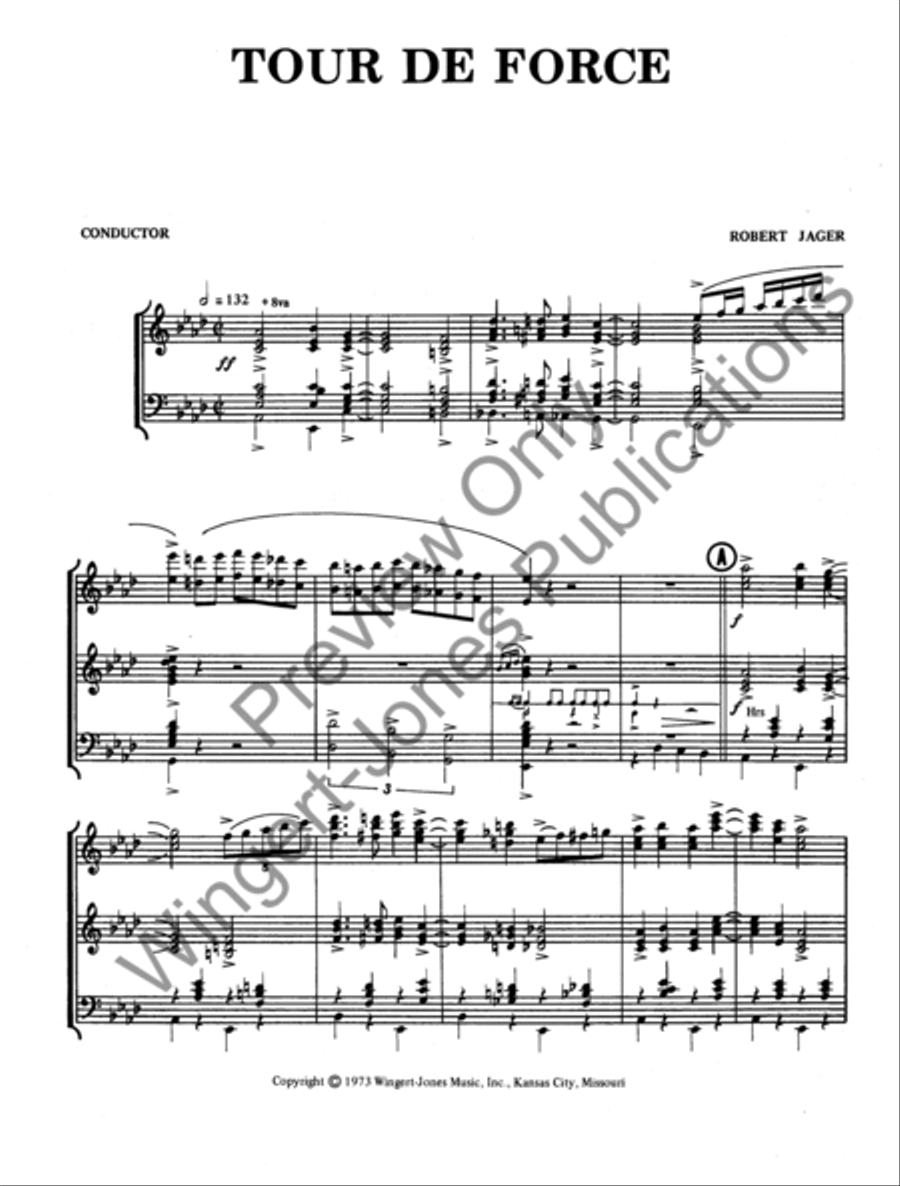 Tour De Force (Score) Concert Band scores gallery preview page 3