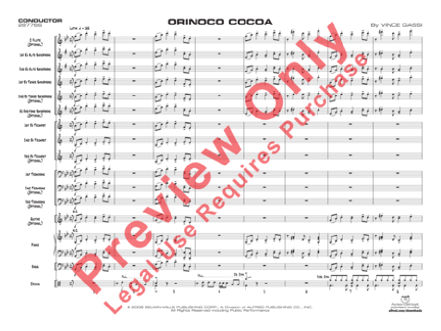Orinoco Cocoa Jazz Ensemble scores gallery preview page 4