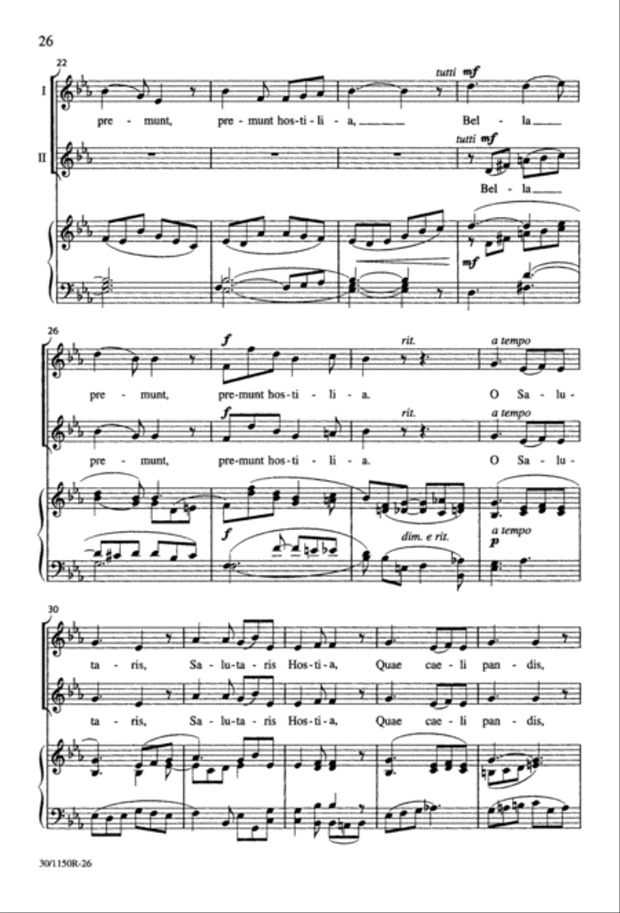 Messe Brève 2-Part scores gallery preview page 27
