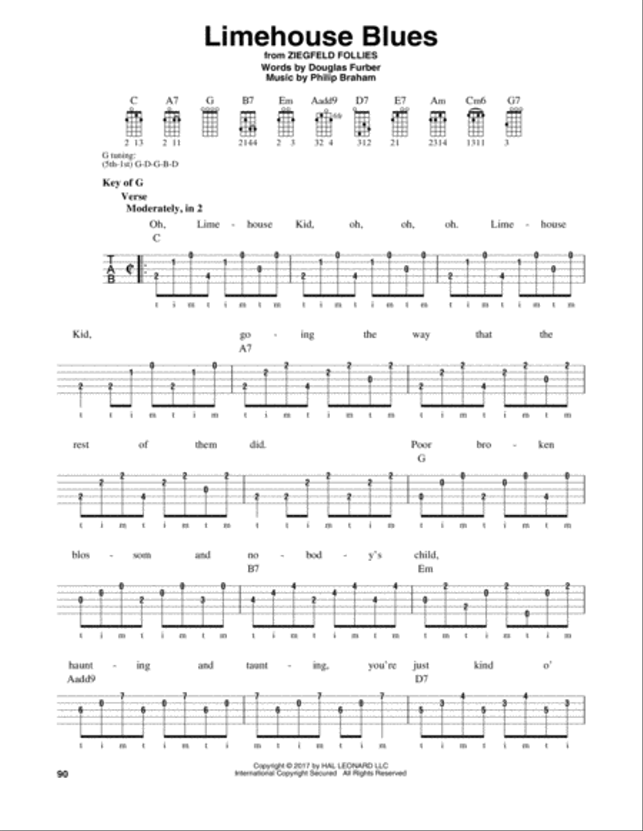 Limehouse Blues Banjo scores gallery preview page 1