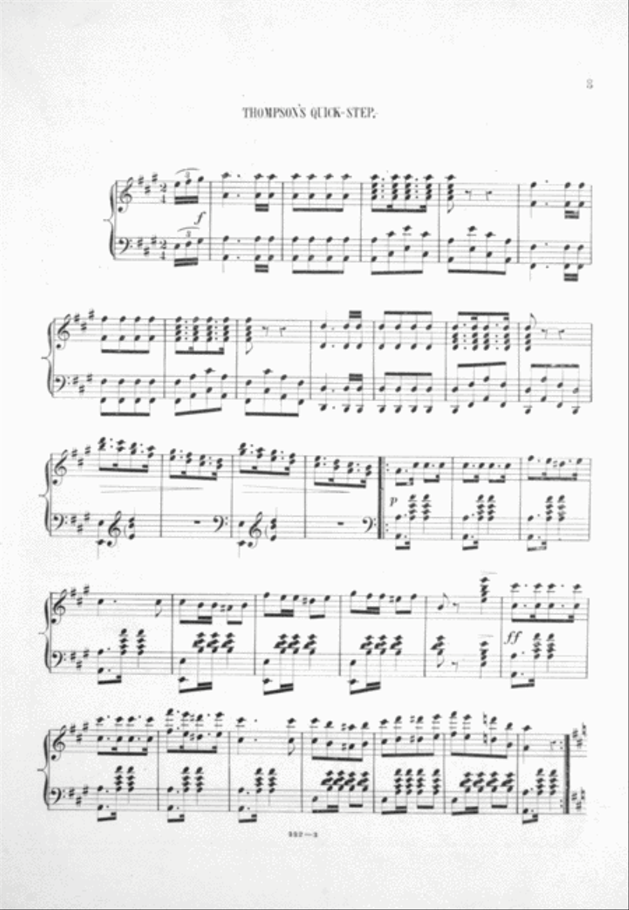 Thompson's Quick Step Piano Solo scores gallery preview page 2