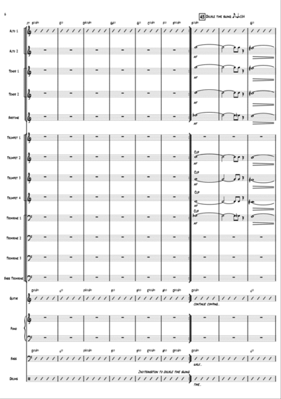 Savvy Man Blues Jazz Ensemble scores gallery preview page 6