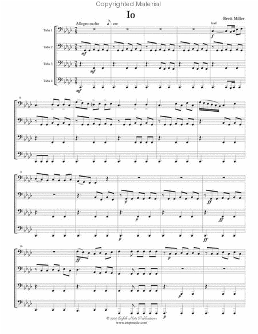 Io Io Tuba scores gallery preview page 2
