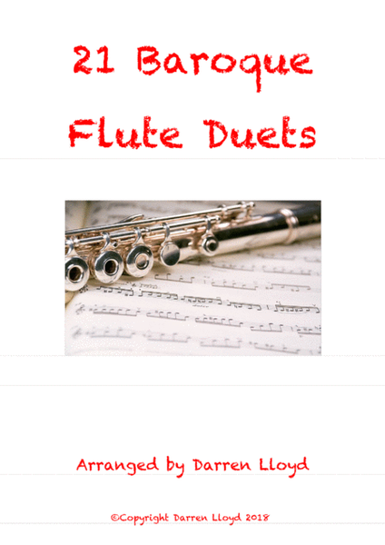 21 Baroque dues for 2 Flutes image number null