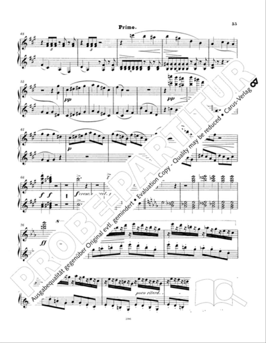 Ein Deutsches Requiem (German Requiem) Piano Duet scores gallery preview page 64