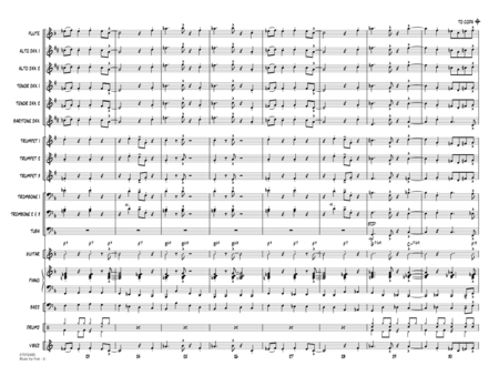 Blues by Five - Conductor Score (Full Score)