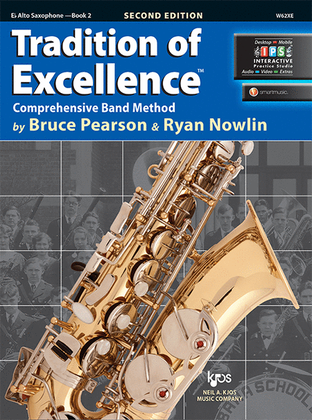 Book cover for Tradition of Excellence Book 2 - Eb Alto Saxophone