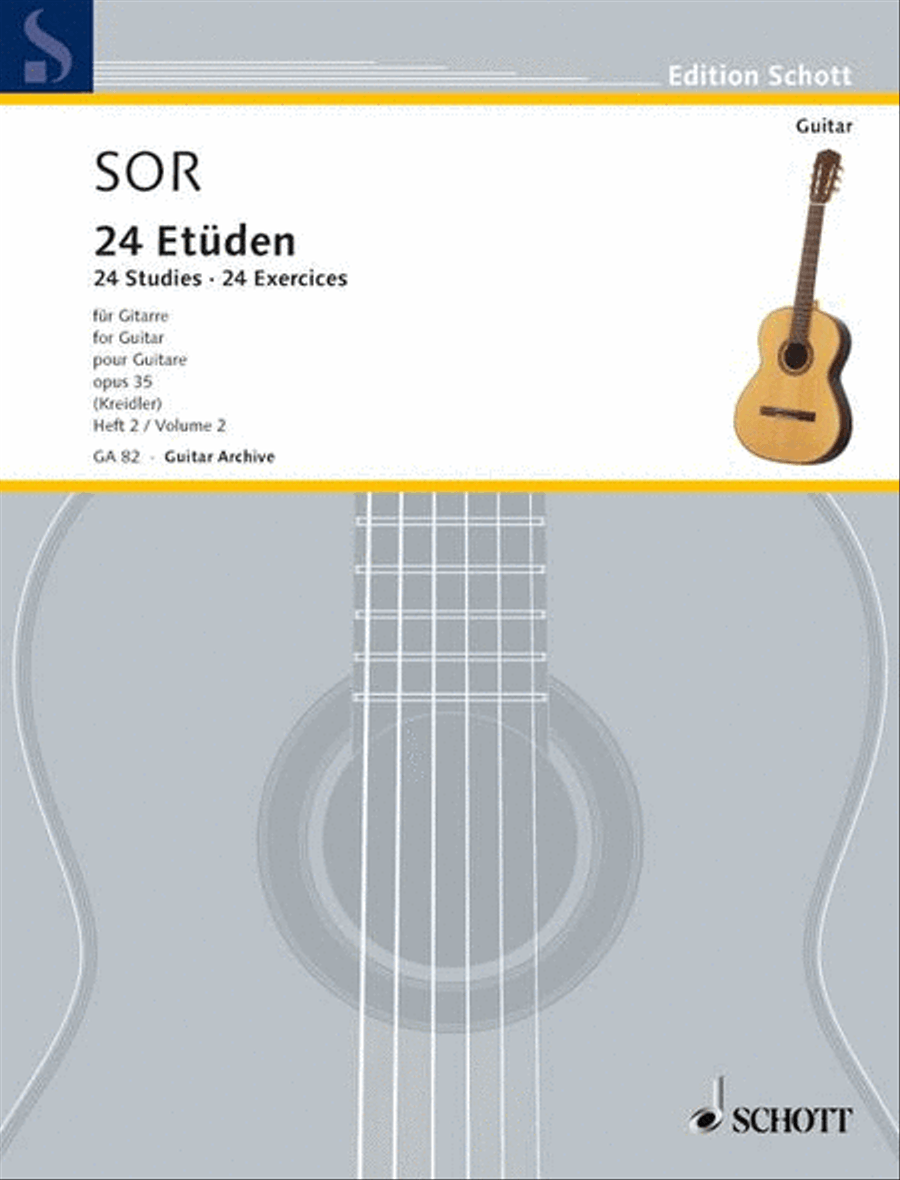 24 Etudes, Op. 35 Acoustic Guitar scores gallery preview page 1