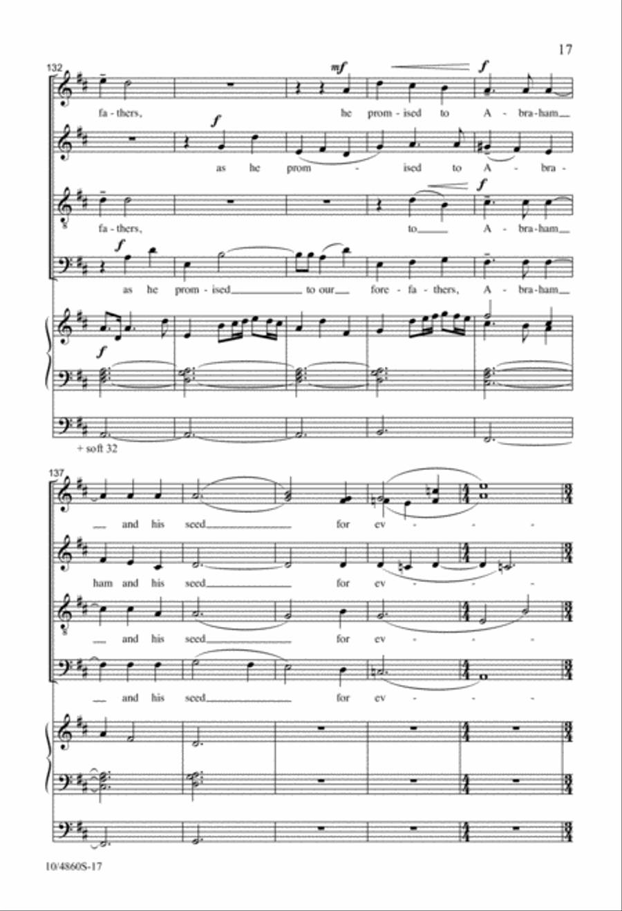 Magnificat and Nunc Dimittis (
