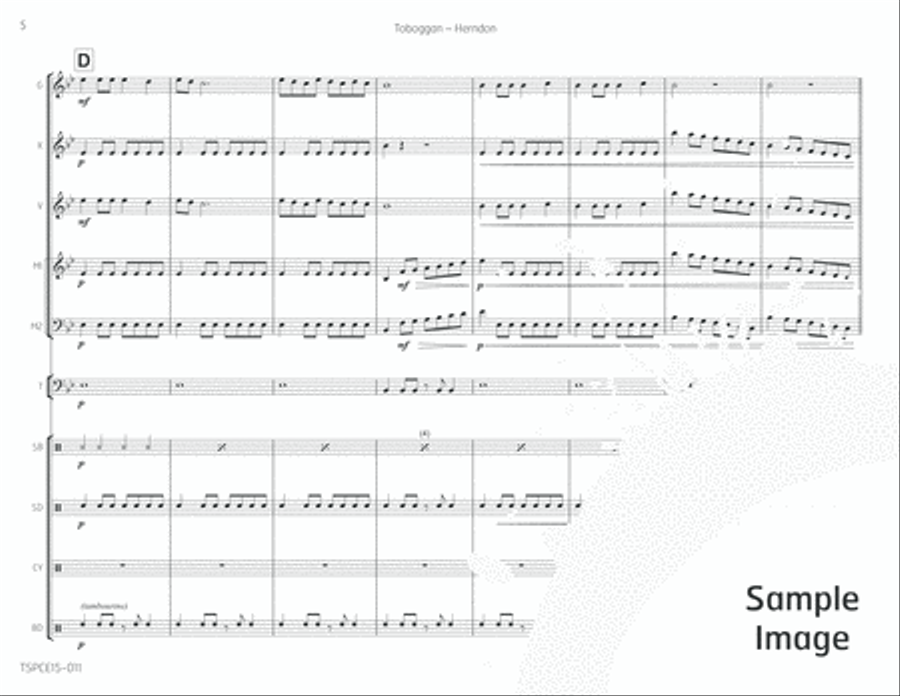 Toboggan Percussion Ensemble scores gallery preview page 9
