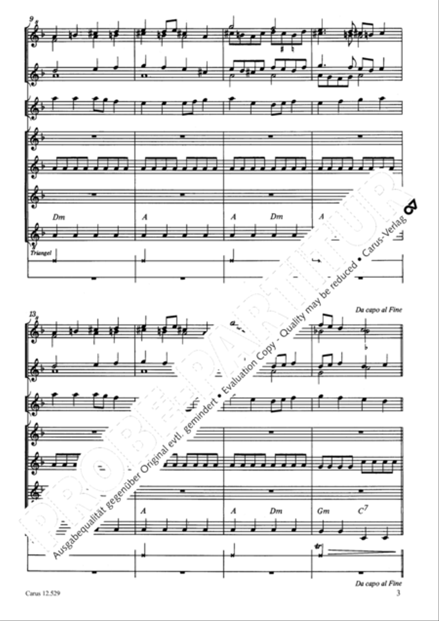 Geh aus mein Herz und suche Freud Women's Choir scores gallery preview page 4