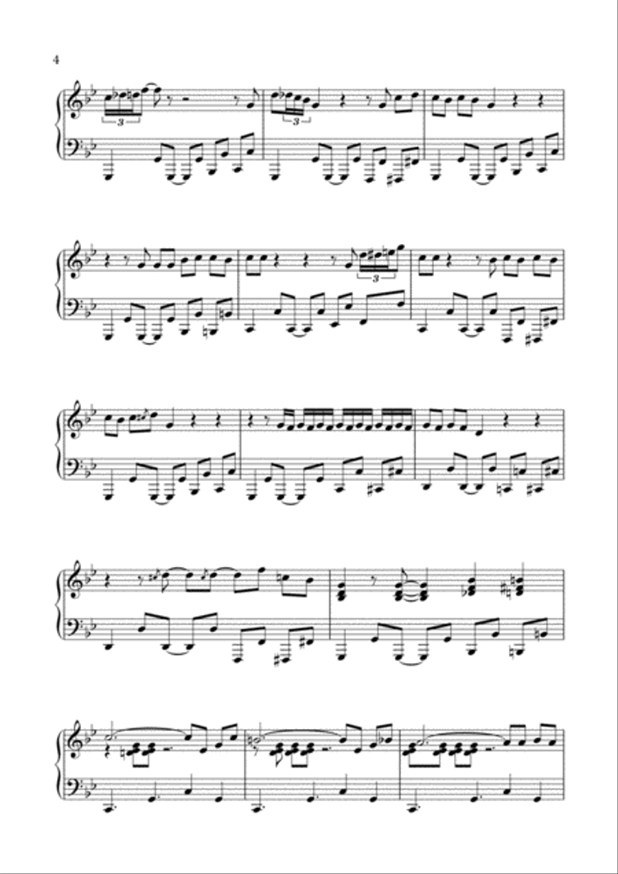 Mission: Impossible Theme from the Paramount Television Series MISSION: IMPOSSIBLE Piano Solo scores gallery preview page 4