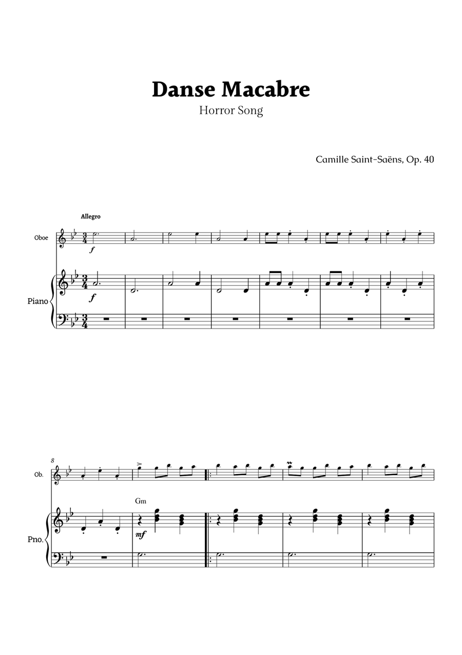 Danse Macabre by Saint-Saëns