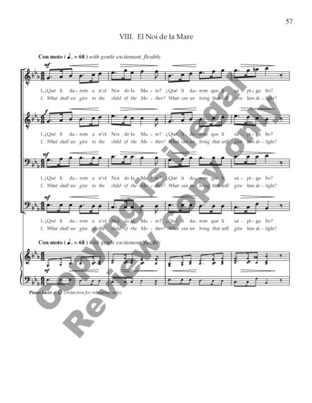 Carols and Lullabies (Choral Score)