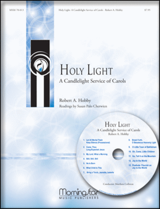 Book cover for Holy Light A Candlelight Service of Carols (Preview Pack: Score & CD)