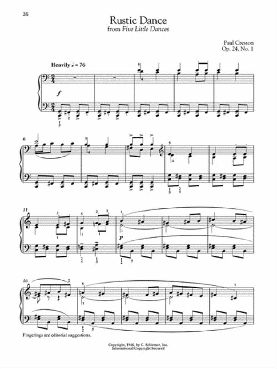 The 20th Century – Intermediate Level Piano Solo scores gallery preview page 9