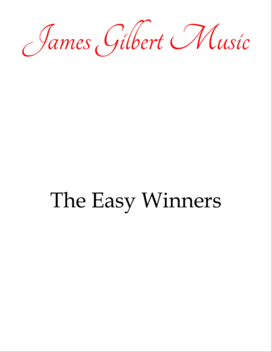The Easy Winners (Joplin) Piano Solo scores gallery preview page 1