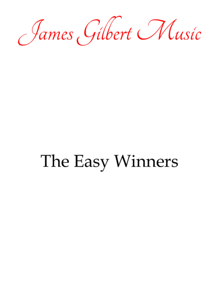 The Easy Winners (Joplin) image number null