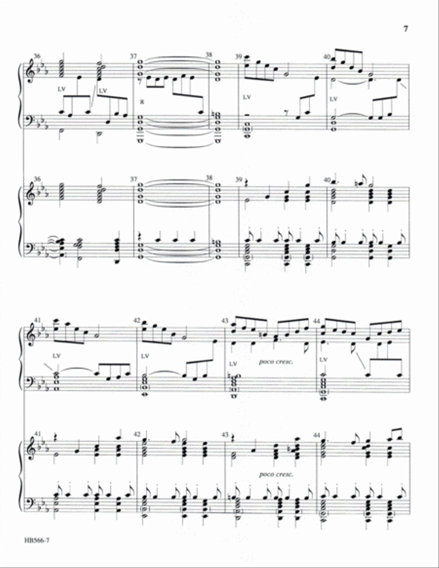 United - full score Handbell Choir scores gallery preview page 8