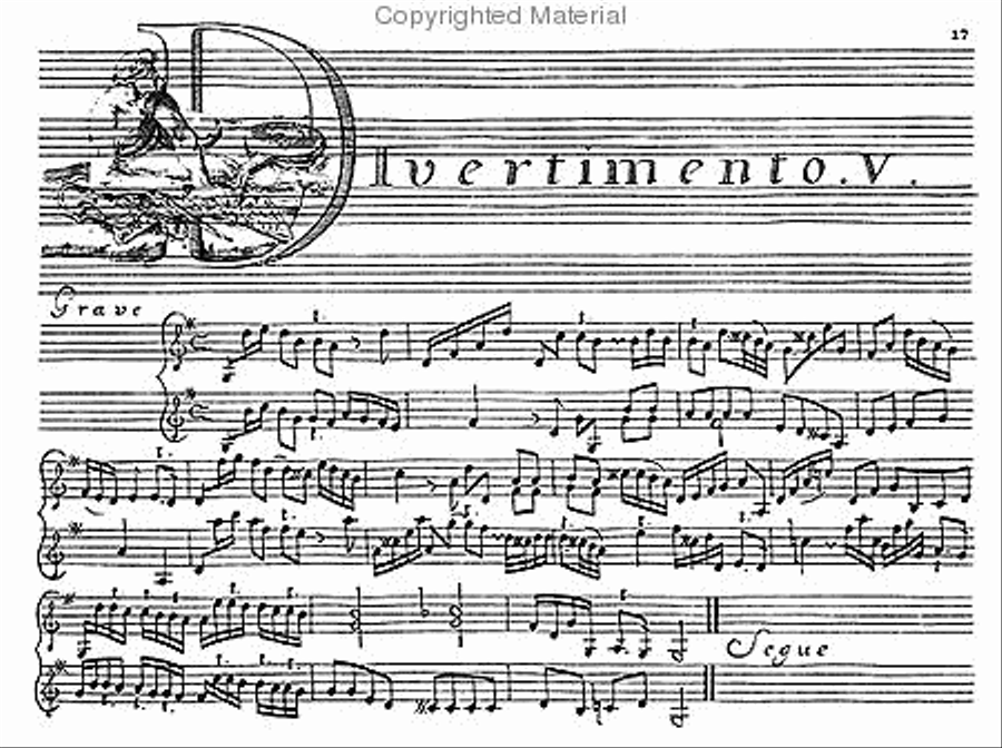 Il Maestro e il discepolo, Opera secunda, 1734 Violin Solo scores gallery preview page 3