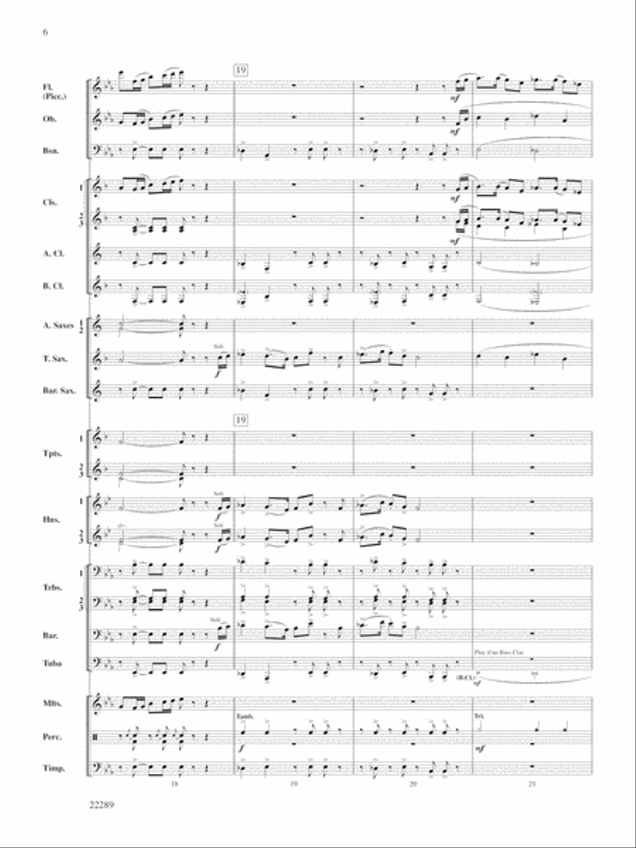 A Westward Expedition: Score Concert Band scores gallery preview page 6