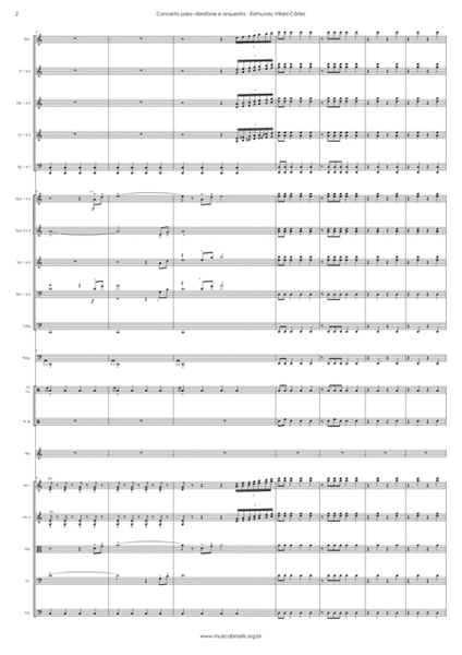 Concerto para vibrafone e orquestra (grade)