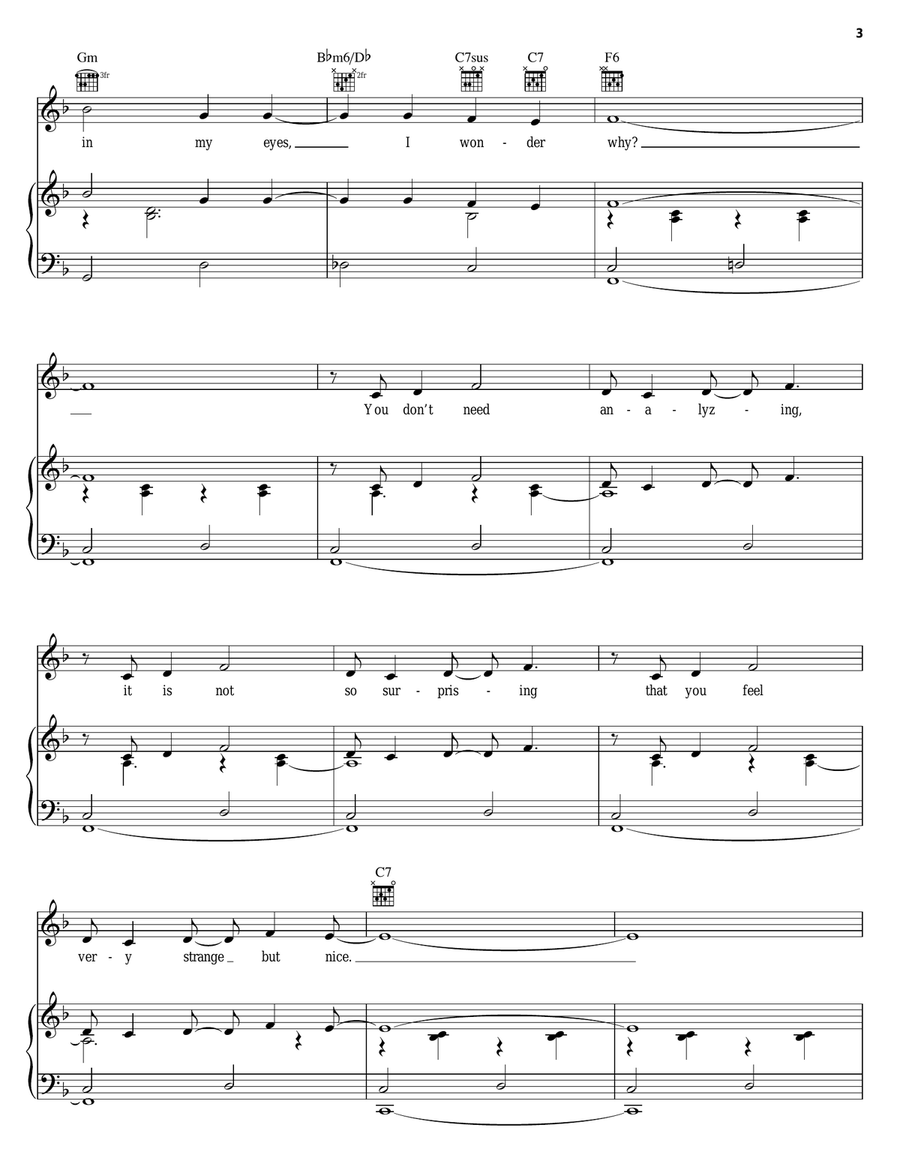 (I Wonder Why?) You're Just In Love Guitar scores gallery preview page 3