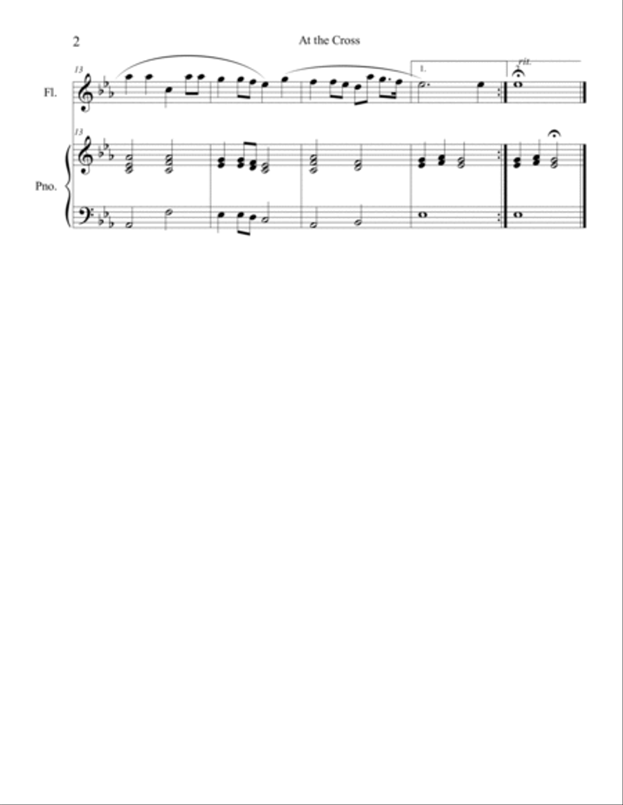 10 Easter Solos for Flute and Piano - Volume 1 Flute Solo scores gallery preview page 6