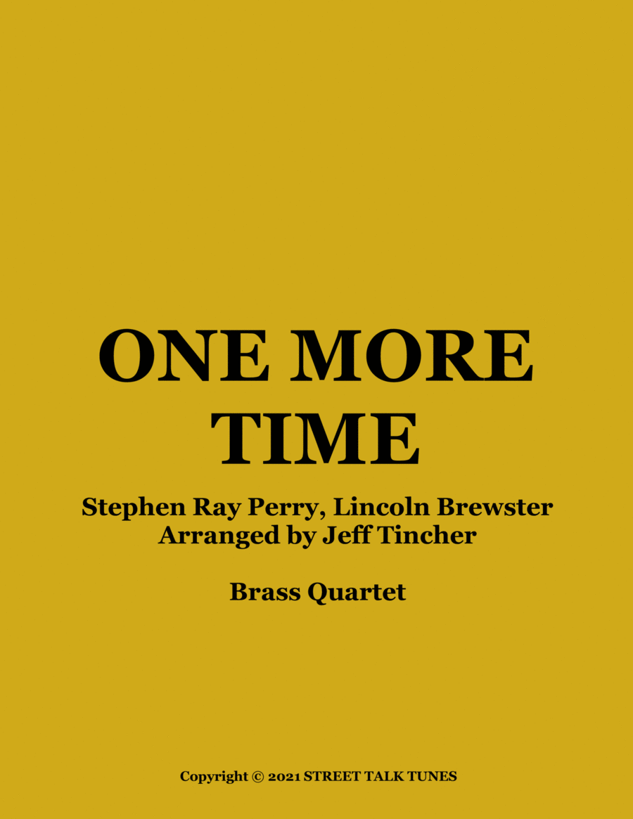 One More Time Brass Ensemble scores gallery preview page 1