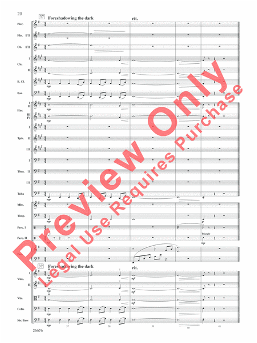Star Wars Epic -- Part I, Suite from the Full Orchestra scores gallery preview page 21