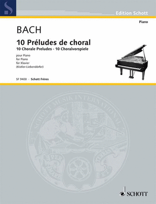 Book cover for 10 Chorale Preludes