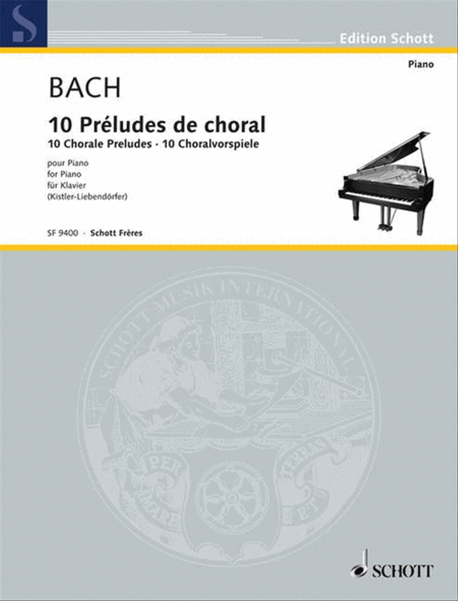 10 Chorale Preludes 10 Chorale Preludes Piano Solo scores gallery preview page 1