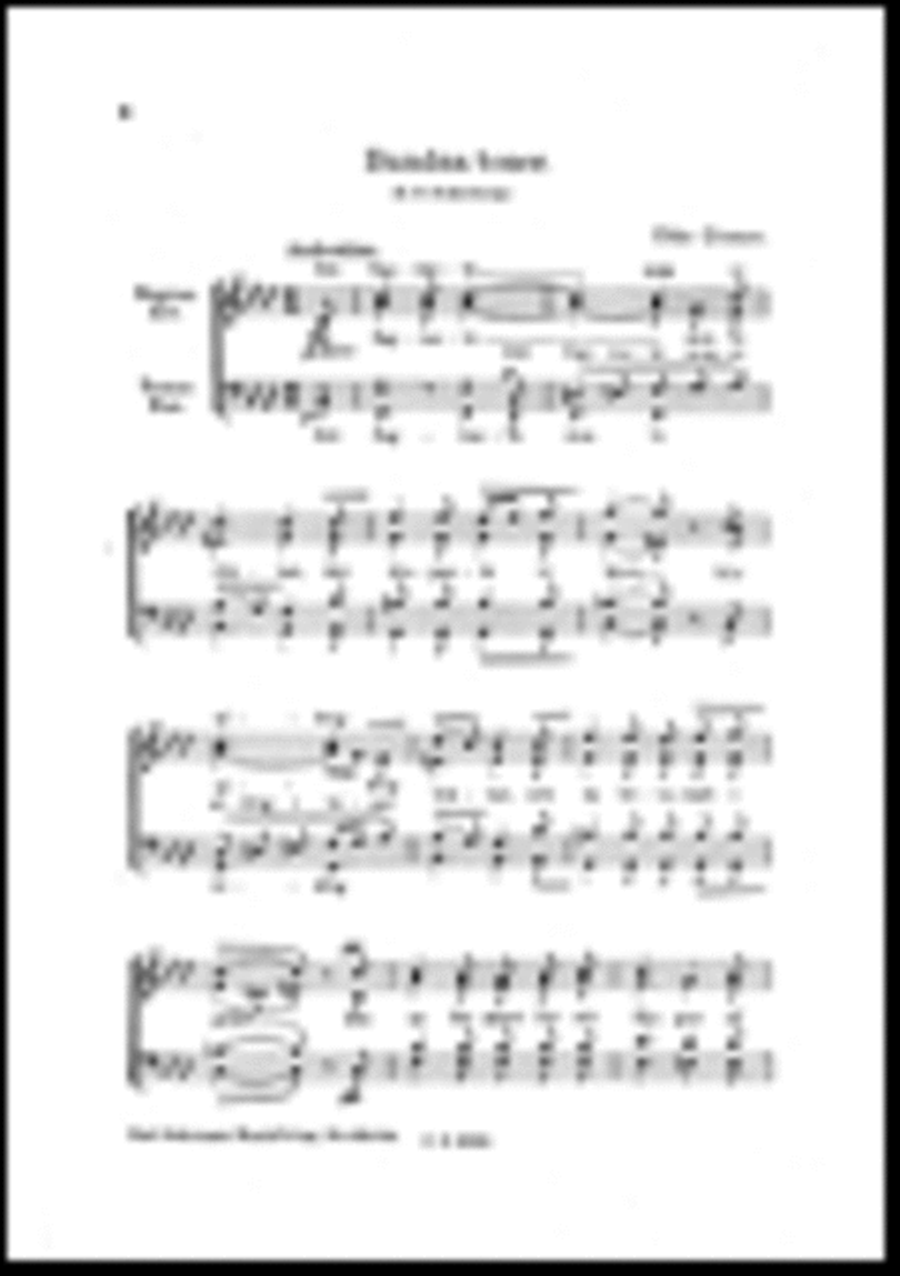 Bundna toner 4-Part scores gallery preview page 1