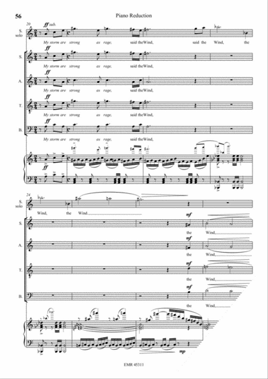 The Song Of Man The Song Of Man 4-Part scores gallery preview page 19