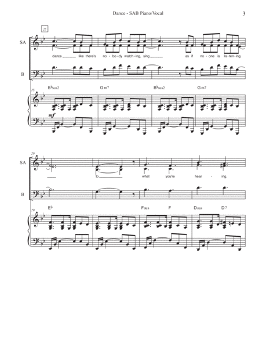 Dance 3-Part scores gallery preview page 4