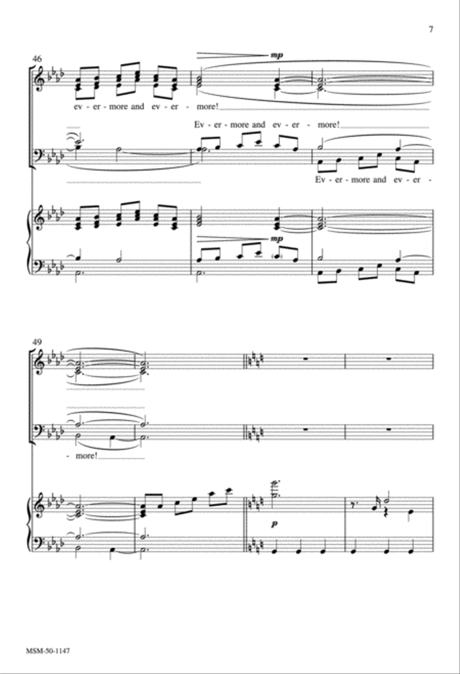 Of the Father's Love Begotten Divisi scores gallery preview page 6