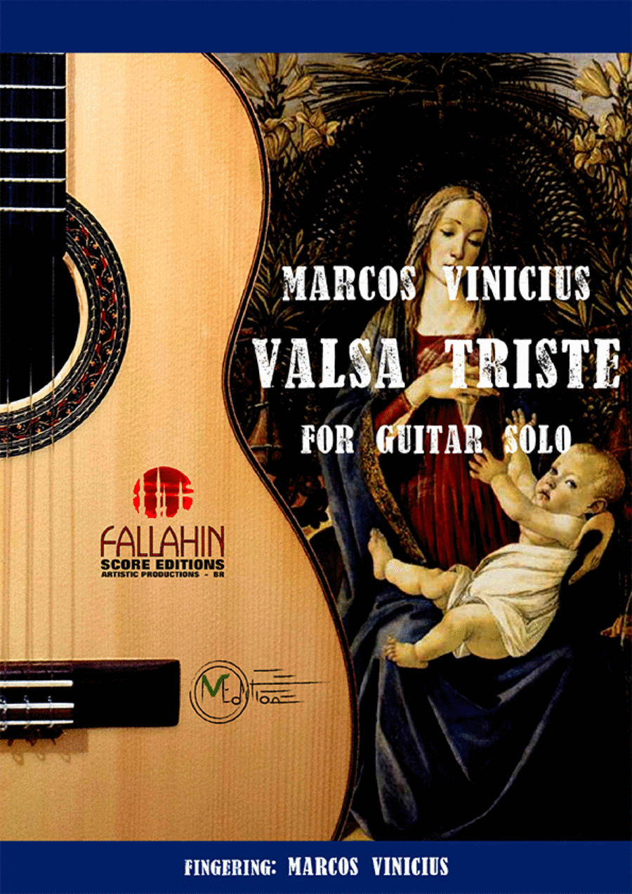 VALSA TRISTE - MARCOS VINICIUS - FOR GUITAR SOLO Acoustic Guitar scores gallery preview page 1
