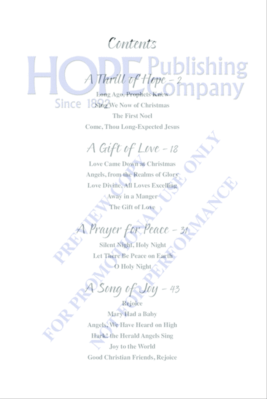 A Thrill of Hope A Thrill of Hope Choir scores gallery preview page 5