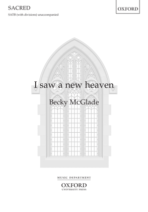 Book cover for I saw a new heaven