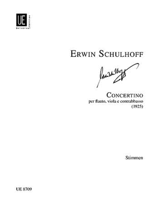 Book cover for Concertino, Flute/Viola/Db, Parts