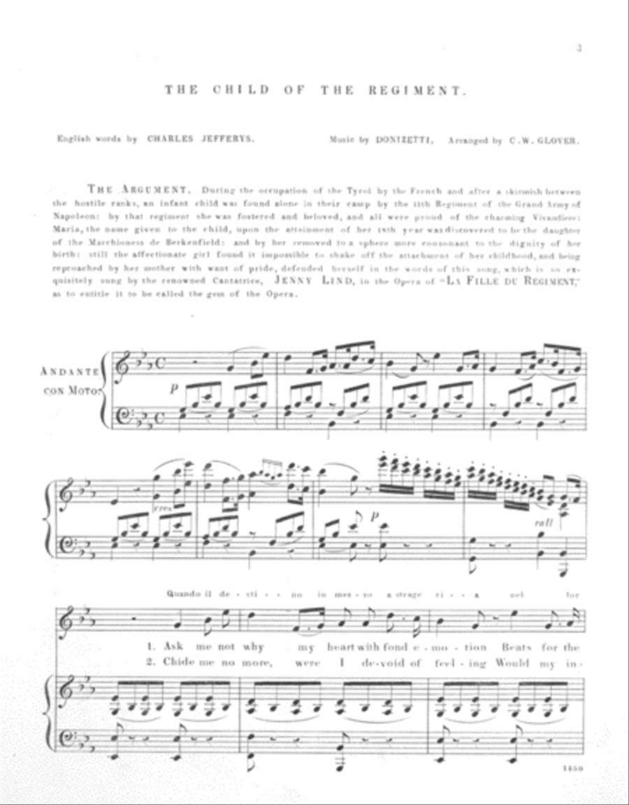 Child of the Regiment Voice scores gallery preview page 2
