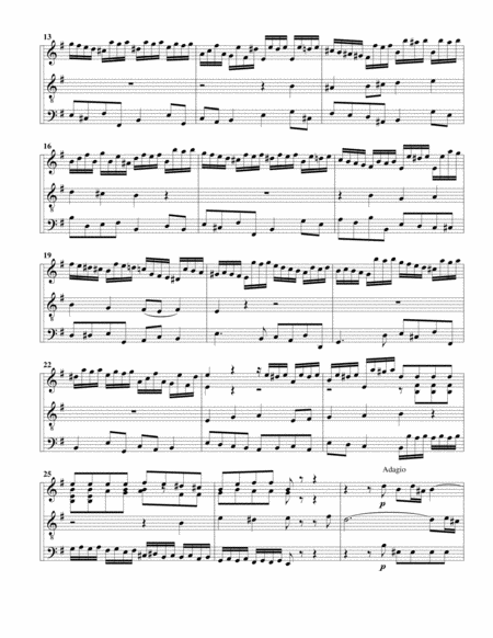 Chorale: Jesus Christus, Gottes Sohn from Cantata BWV 4 (arrangement for violin and organ (or harpsi