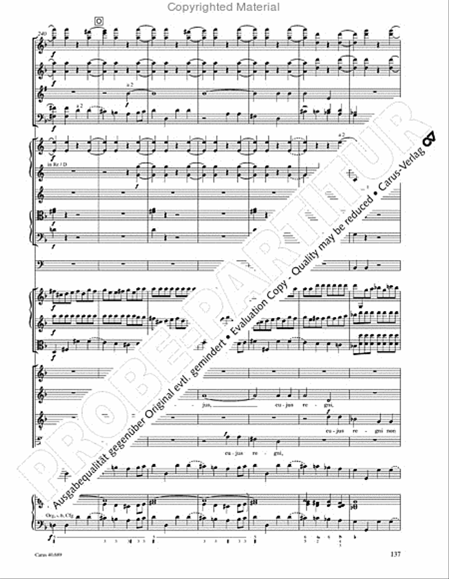 Missa solemnis Missa solemnis 4-Part scores gallery preview page 153