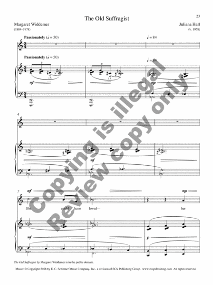 Through the Guarded Gate Through the Guarded Gate Mezzo-Soprano Voice scores gallery preview page 9