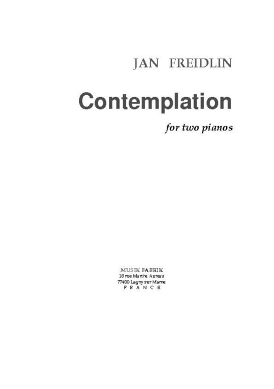 Contemplation
