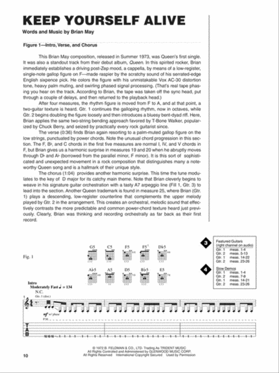 The Best of Queen Electric Guitar scores gallery preview page 3
