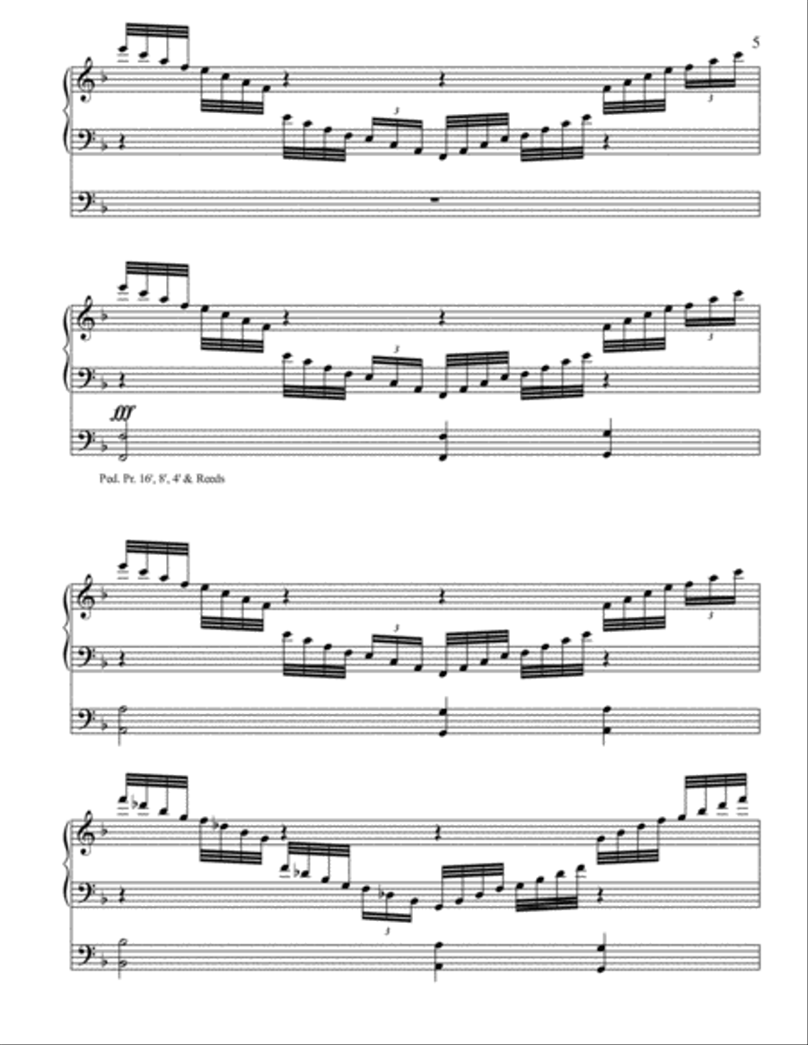 Sacred Remix Organ Solo scores gallery preview page 5