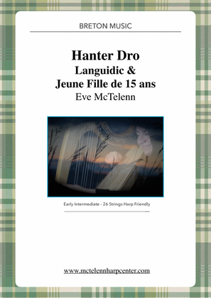 Book cover for Suite Andro -Breton Dance - beginner & 27 String Harp | McTelenn Harp Center